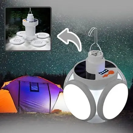 Lampe camping solaire dépliable | Ayla™